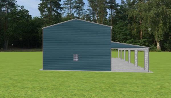 Garage with Lean To 24 x 60 x 15 - Image 5