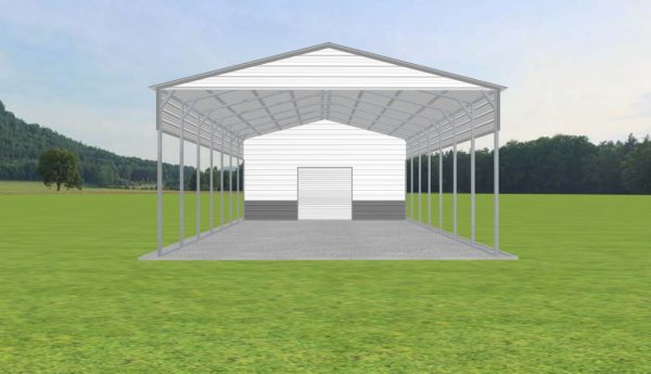 Carport with Storage 24 x 50 x 12 - Image 2