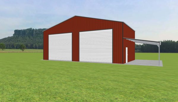 Garage with Lean To 44 x 25 x 16 - Image 3