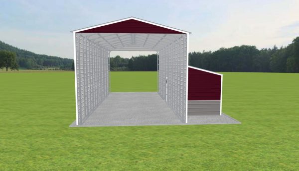 Carport with Storage 18 x 40 x 15 - Image 2