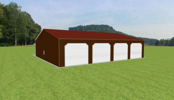 Metal Garage with Lean To 50 x 60 x 12 - Image 5