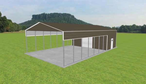 Carport with Storage 28 x 50 x 12