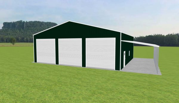 Garage with Lean To 44 x 40 x 14 - Image 3