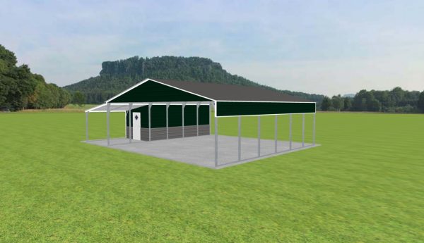 Carport with Storage 30 x 30 x 9 - Image 4