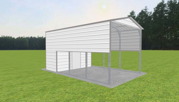 Residential Steel Carport 12 x 20 x 10 - Image 3