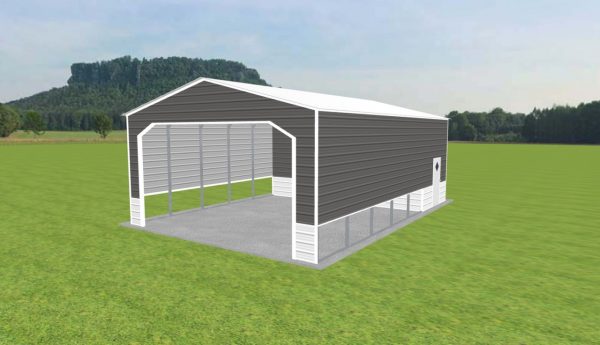 Carport with Storage 24 x 35 x 12