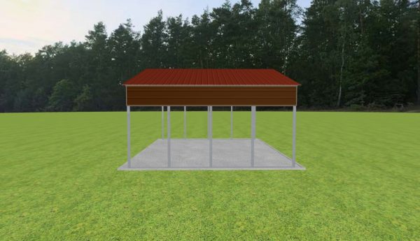 3 Car Carport 28 x 20 x 10 - Image 3