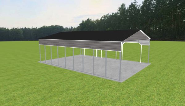 3 Car Carport 30 x 45 x 12 - Image 4