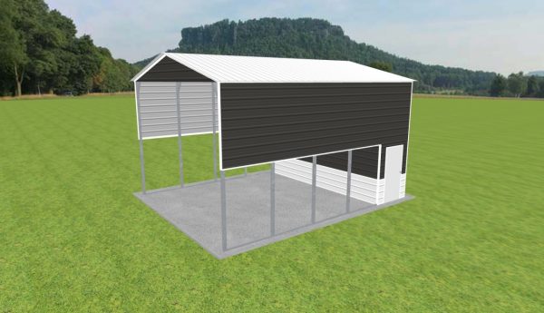 Carport with Storage 20 x 25 x 14