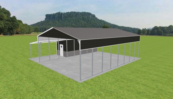 Carport with Storage 28 x 40 x 12 - Image 4