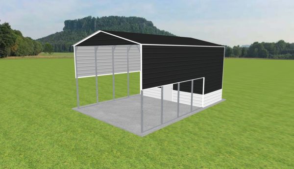 Carport with Storage 20 x 30 x 14