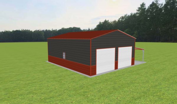 Garage with Lean To 24 x 30 x 11 - Image 4