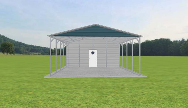 Carport with Storage 20 x 20 x 9 - Image 3