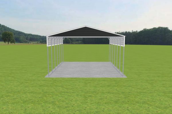 3 Car Carport 26 x 30 x 14 - Image 2