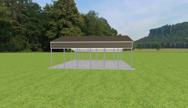 3 Car Carport 28 x 30 x 10 - Image 4