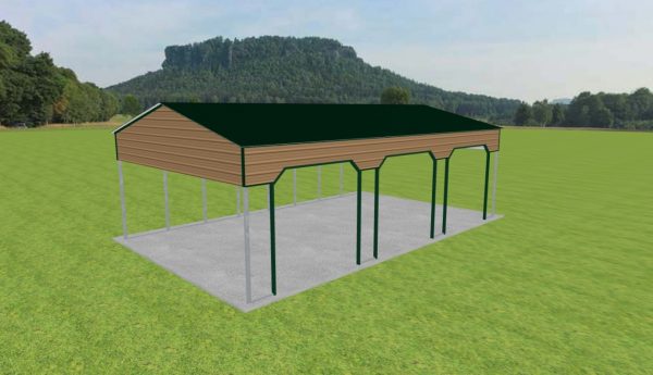 3 Car Carport 24 x 40 x 12