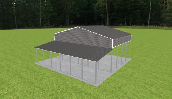 3 Car Carport 30 x 20 x 12 - Image 2