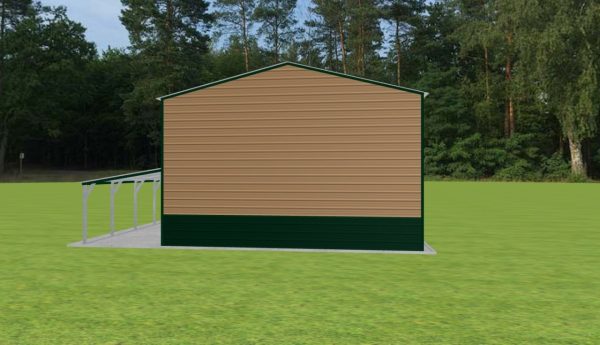 Garage with Lean To 24 x 20 x 14 - Image 5