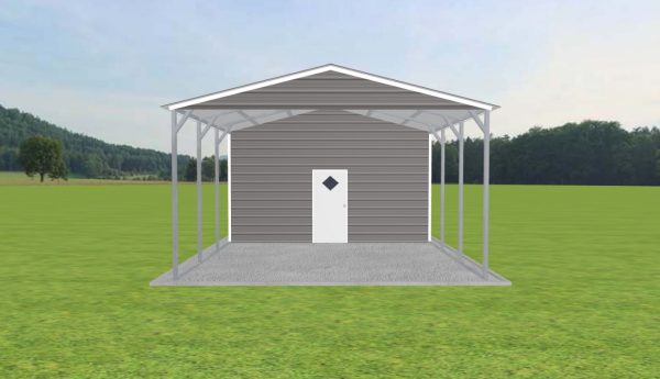 Carport with Storage 18 x 20 x 10 - Image 2