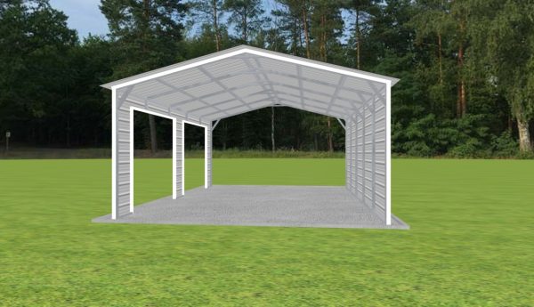 2 Car Carport 18 x 25 x 9 - Image 5