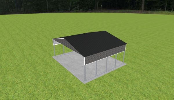 2 Car Carport 24 x 20 x 9 - Image 4