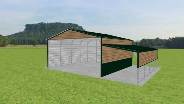 2 Car Carport 20 x 20 x 9