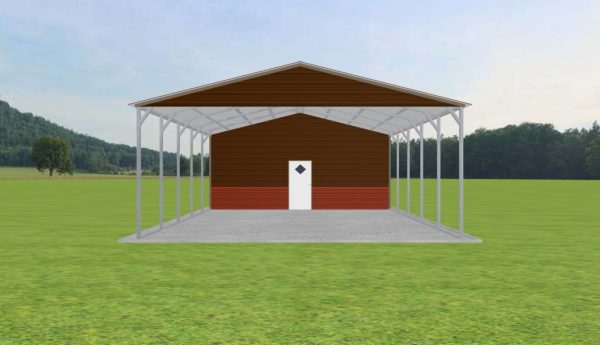 Carport with Storage 24 x 35 x 10 - Image 2