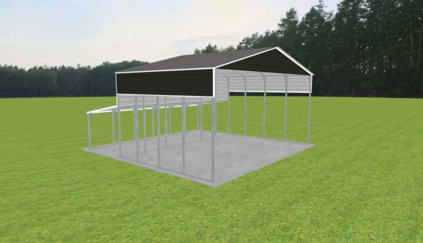 3 Car Carport 30 x 20 x 14