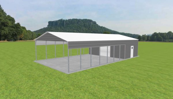 Carport with Storage 26 x 50 x 10