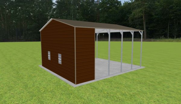 Carport with Storage 22 x 25 x 12 - Image 3