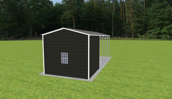 Carport with Storage 12 x 30 x 10 - Image 5