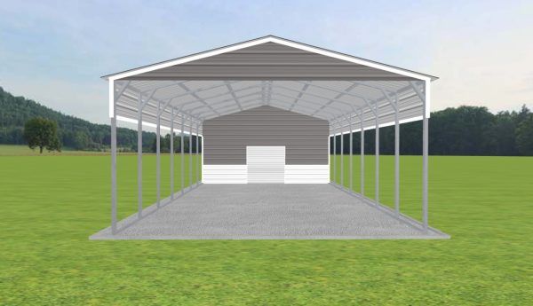 Carport with Storage 20 x 50 x 10 - Image 2