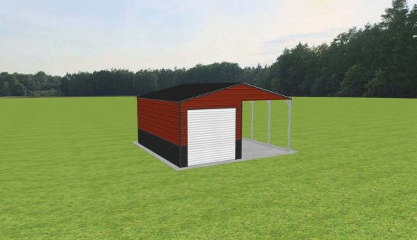 Carport with Storage 20 x 20 x 9 - Image 3