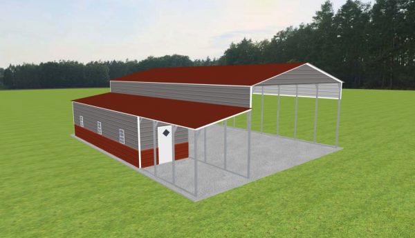 Carport with Storage 28 x 50 x 14