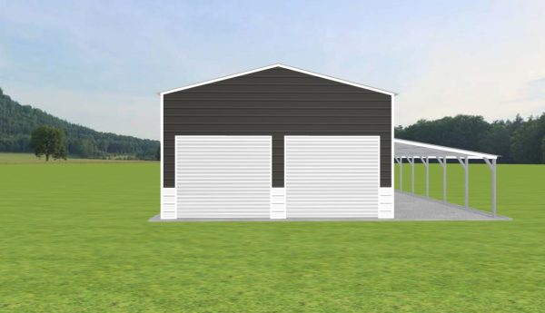 Garage with Lean To 22 x 50 x 12 - Image 3