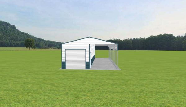 Carport with Storage 22 x 50 x 10