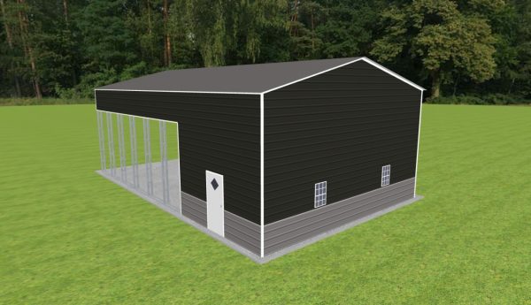 Carport with Storage 28 x 45 x 15 - Image 3