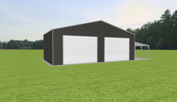 Garage with Lean To 44 x 25 x 14 - Image 3