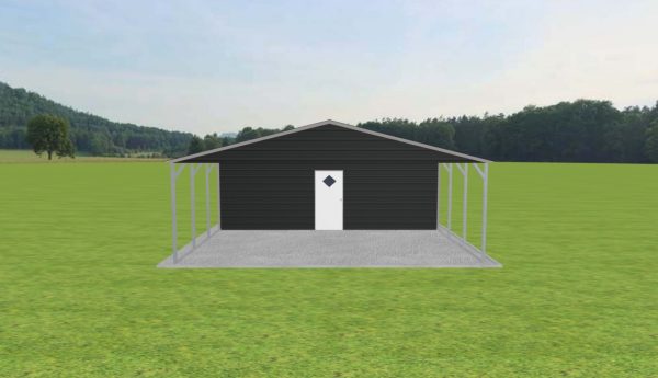 Carport with Storage 24 x 20 x 8 - Image 2