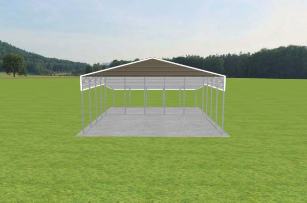 3 Car Carport 26 x 20 x 11 - Image 3