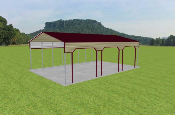 3 Car Carport 26 x 40 x 12