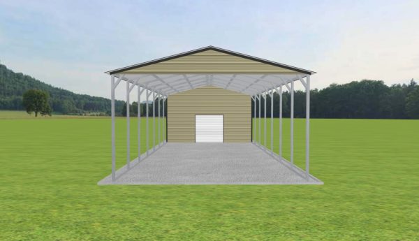 Carport with Storage 18 x 50 x 10 - Image 2