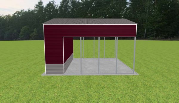 Carport with Storage 24 x 25 x 14 - Image 5