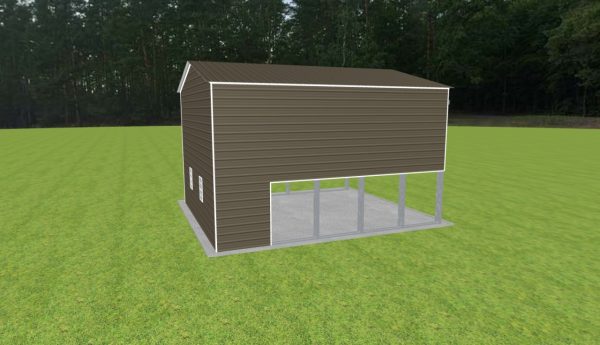 Carport with Storage 22 x 25 x 15 - Image 5