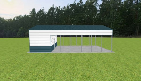 Carport with Storage 28 x 40 x 11 - Image 5