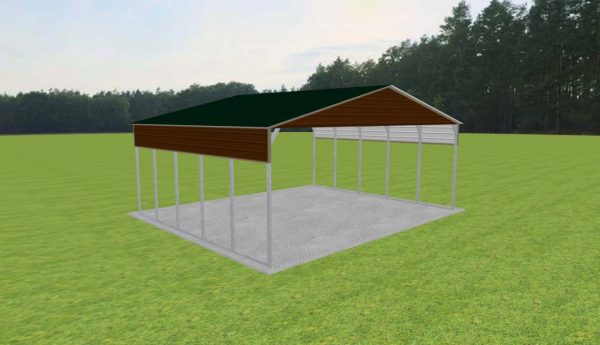 3 Car Carport 30 x 25 x 11