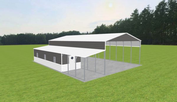 Carport with Storage 28 x 50 x 13