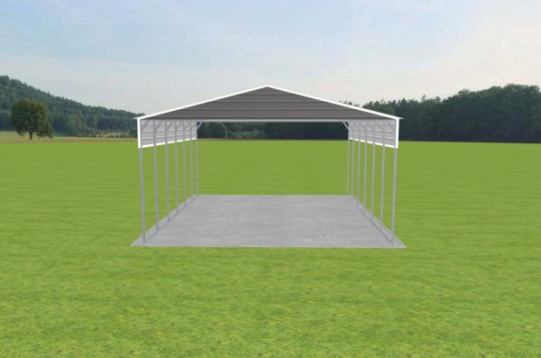 3 Car Carport 26 x 30 x 13 - Image 2