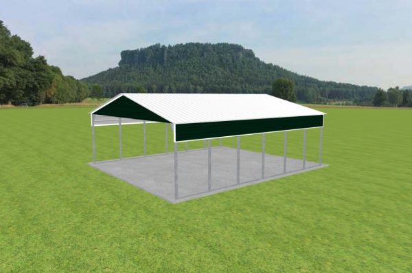 3 Car Carport 26 x 30 x 9