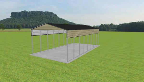 2 Car Carport 20 x 40 x 12